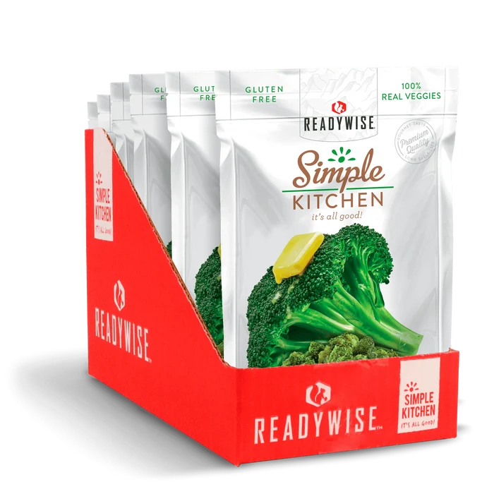 ReadyWise Simple Kitchen Buttered Broccoli - 6 Pack-Optics Force