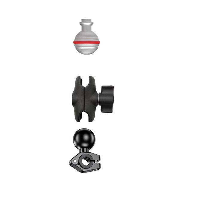 Rearview mirror rod 1 inch ball head bracket base combination
