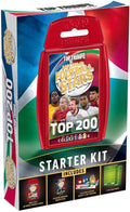 Red Top Trumps World Football Stars Top 200 Card Game – Chrome Pack Starter Kit
