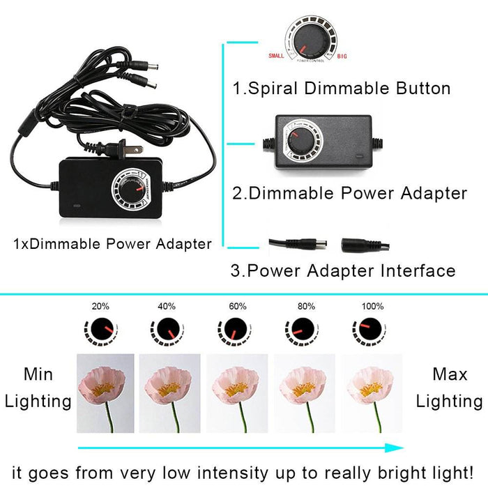 REFLEX CAMERA 50×50×50cm (19.7×19.7×19.7in) LED Light Box Photo Studio | 72 LED Beads 5500K | Portable Foldable Shooting Tent with 3 PVC Backdrops | Professional Product Photography