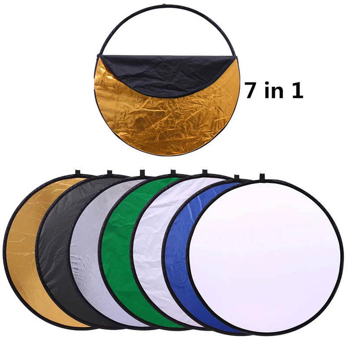 Reflex Camera 7-in-1 Round Reflector Kit – 80cm with Carry Case