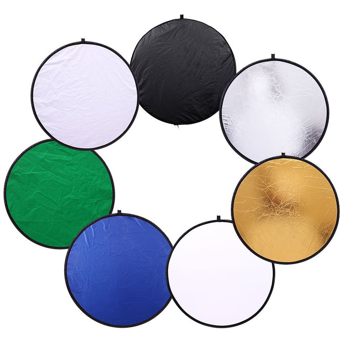 Reflex Camera 7-in-1 Round Reflector Kit – 80cm with Carry Case
