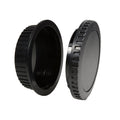 REFLEX CAMERA Camera Body Cover + Lens Rear Cover Cap Kit for Sony E Cameras