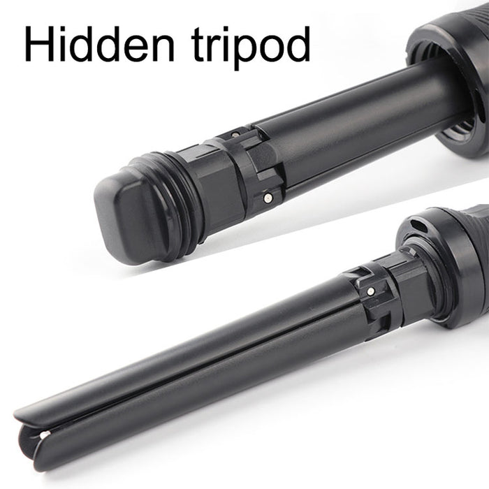 REFLEX CAMERA Foldable 3-Way Adjustable Selfie Stick Tripod for Go Pro Hero 13-9, D J I Osmo Action, Extendable Pole, Hidden Tripod, Action Camera Accessory