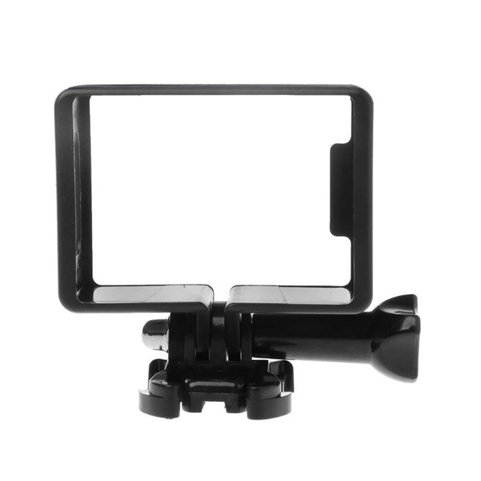 REFLEX CAMERA Frame Mount for SJCAM SJ4000 – Lightweight ABS Protective Cage with Base & Screw | Open Port Access | Heat Dissipation Design for Action Sports Cameras