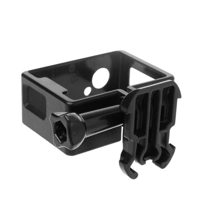 REFLEX CAMERA Frame Mount for SJCAM SJ4000 – Lightweight ABS Protective Cage with Base & Screw | Open Port Access | Heat Dissipation Design for Action Sports Cameras