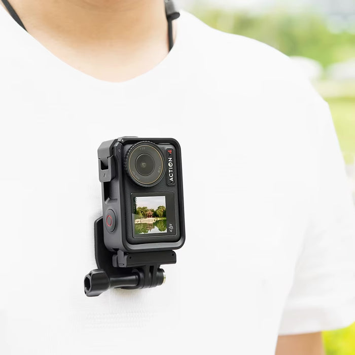 REFLEX CAMERA Magnetic Chest Mount for GoPro, DJI, Insta360 | Quick Release Action Camera Holder with Strong Magnets | Hands-Free POV Mount for Vlogging, Sports, Travel, Outdoor Adventures