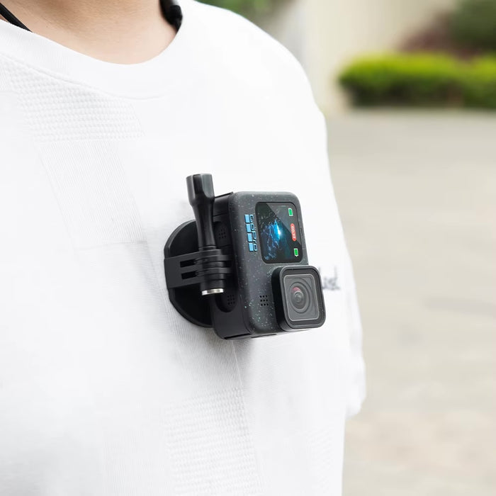 REFLEX CAMERA Magnetic Chest Mount for GoPro, DJI, Insta360 | Quick Release Action Camera Holder with Strong Magnets | Hands-Free POV Mount for Vlogging, Sports, Travel, Outdoor Adventures