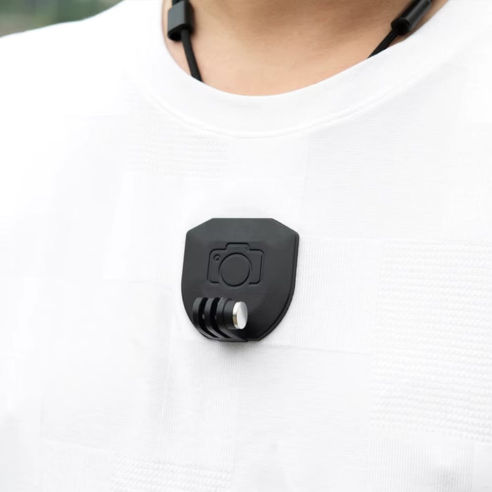 REFLEX CAMERA Magnetic Chest Mount for GoPro, DJI, Insta360 | Quick Release Action Camera Holder with Strong Magnets | Hands-Free POV Mount for Vlogging, Sports, Travel, Outdoor Adventures