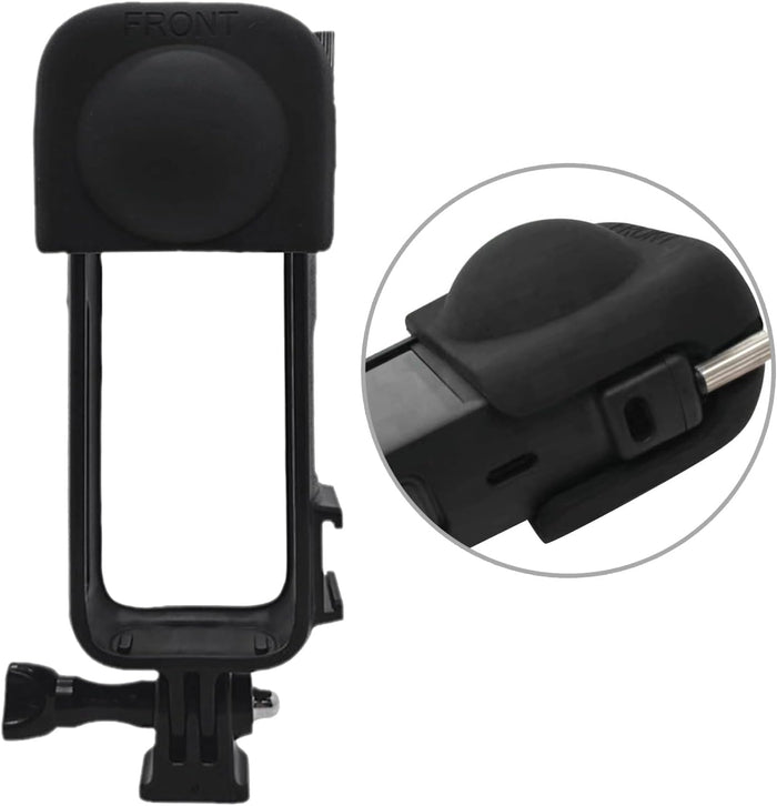 Reflex Camera Silicone Protective Sleeve for Insta360 X4 Action Camera with Anti-Scratch Lens Protector and Shockproof Soft Cover