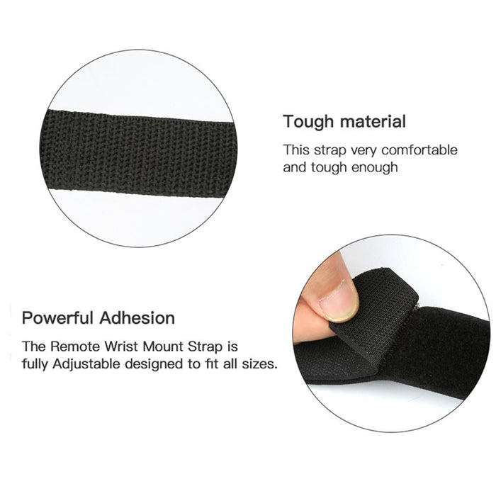 REFLEX CAMERA WiFi Remote Wrist Strap Mount for GoPro HERO Remotes – Adjustable Nylon Wristband for Secure, Hands-Free Remote Control – Comfortable, Durable, Weather-Resistant Design