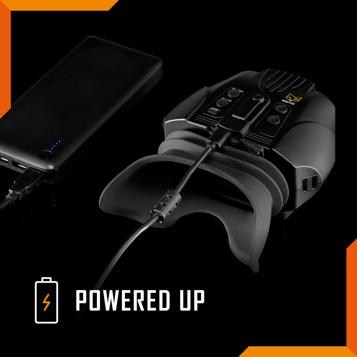 Nightfox Swift 2 Night Vision Goggles | POWERED UP WITH A POWER BANK
