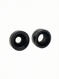 Wide-angle and fisheye lenses against a white background