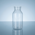 Round Bottom Drosophila Bottles — clear polypropylene for fly culture
