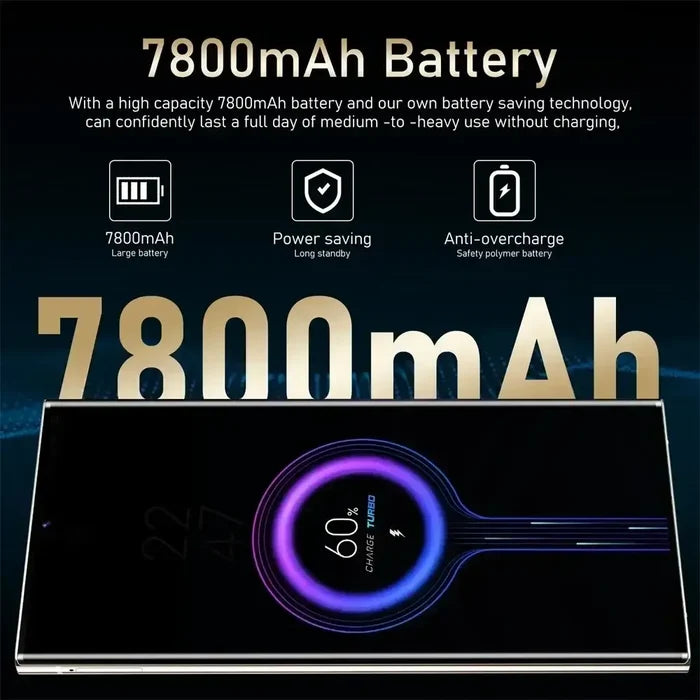 S24 Ultra 7 inch HD Mobile Phones Original Smartphone 5G