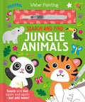 Search and Find Jungle Animals reusable water painting activity book