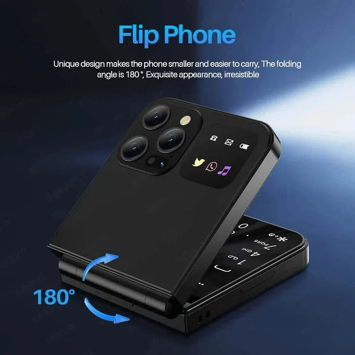 SERVO Classic Color Flip Mobile Phone Auto Call