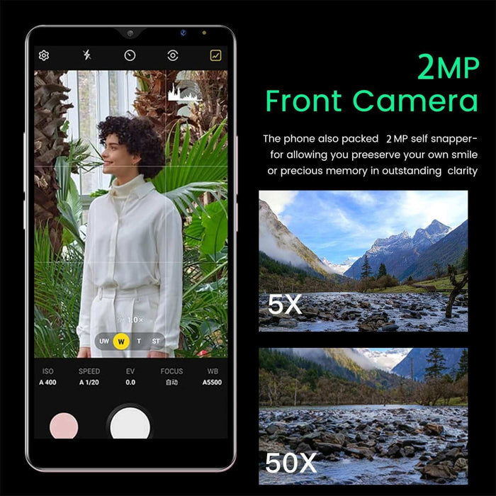 Smartphone Android5.1 5.72Inch Large Screen RAM512MB+ROM4GB With Face Unlock And Rear