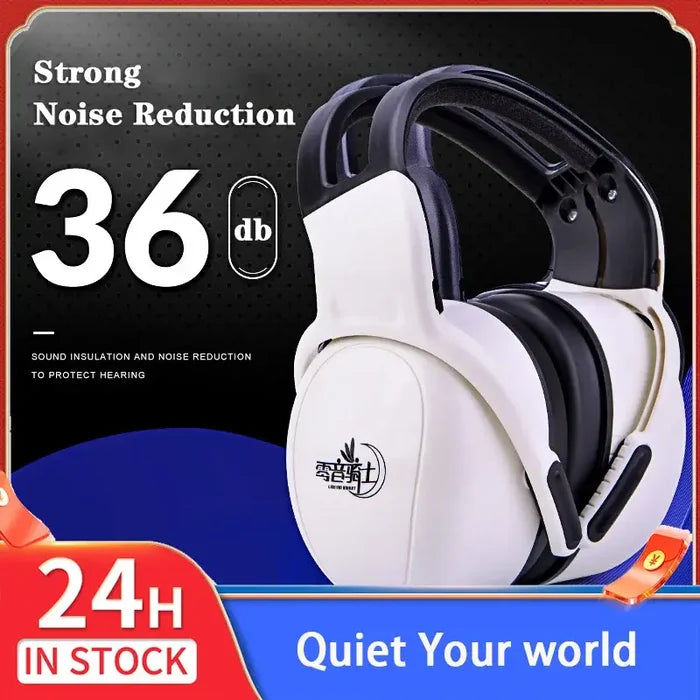 Soundproof Earmuffs Professional Protection with 36dB noise reduction for effective hearing protection, 24H in stock.