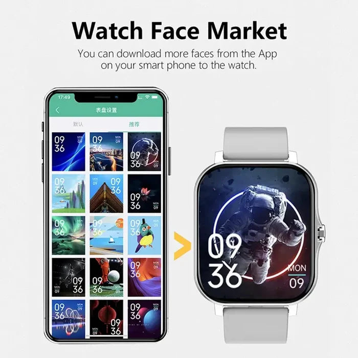 Sport Smart Watch Fitness Clock Health Monitor Waterproof Smartwatch Bluetooth Call Watches