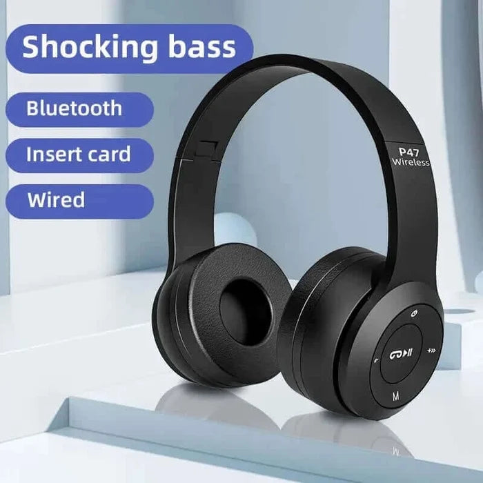 Stereo P47 Headset 5.0 Bluetooth for HuaWei XiaoMi