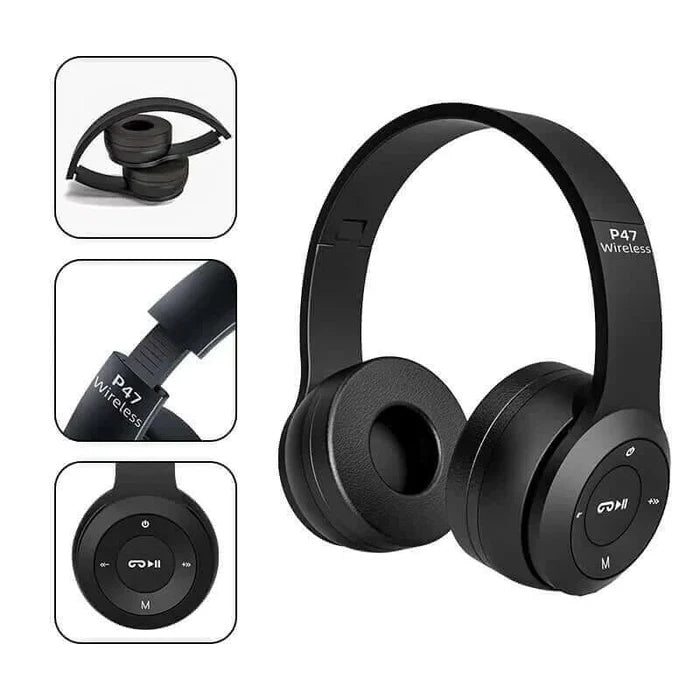 Stereo P47 Headset 5.0 Bluetooth for HuaWei XiaoMi