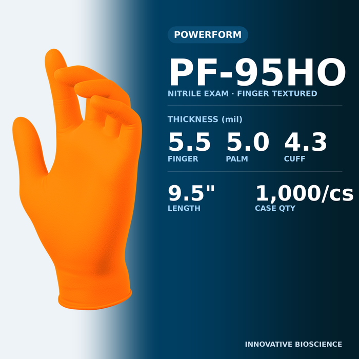 SW PowerForm PF-95HO Nitrile Glove Spec Card
