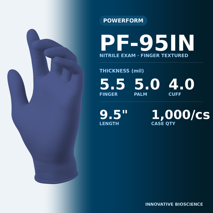 SW PowerForm PF-95IN Nitrile Glove Spec Card