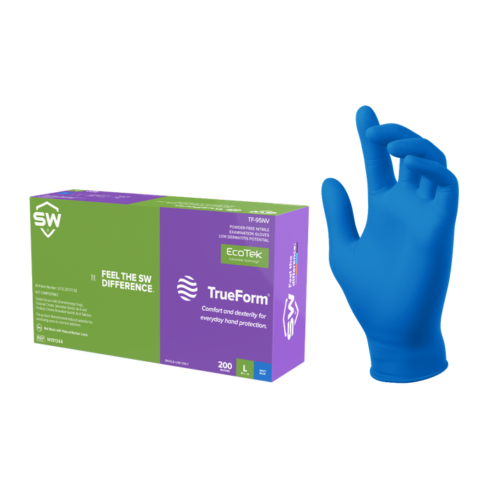 SW TrueForm TF-95NV Navy Blue Box and Glove