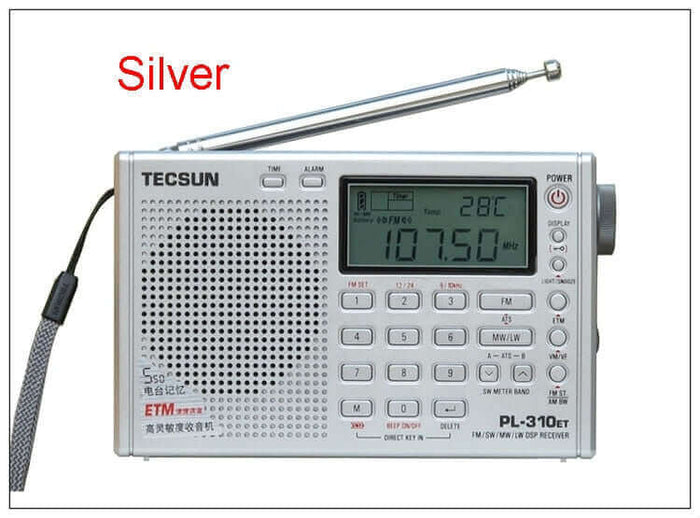 Tecsun PL-310ET Full Radio Digital Demodulator FM/AM/SW/LW Stereo Radio Portable Radio For English Russian User