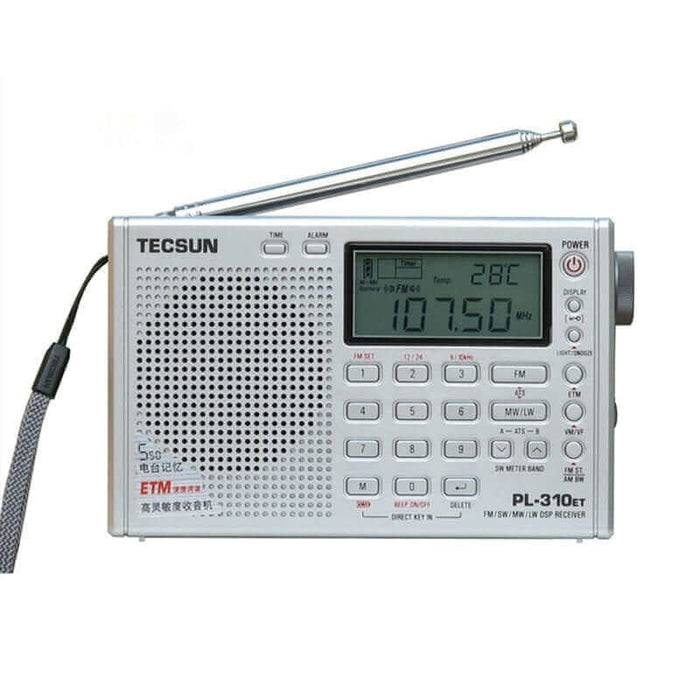 Tecsun PL-310ET Full Radio Digital Demodulator FM/AM/SW/LW Stereo Radio Portable Radio For English Russian User
