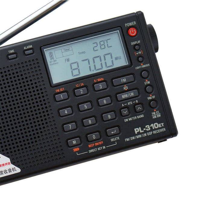 Tecsun PL-310ET Full Radio Digital Demodulator FM/AM/SW/LW Stereo Radio Portable Radio For English Russian User