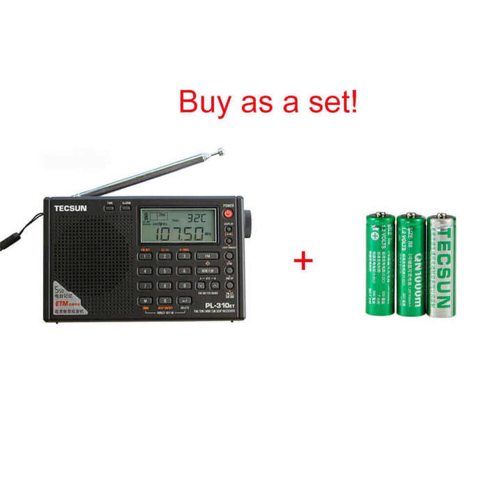 Tecsun PL-310ET Full Radio Digital Demodulator FM/AM/SW/LW Stereo Radio Portable Radio For English Russian User
