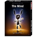 Black game box for The Mind featuring a floating dark creature with long ears against a glowing orange background.