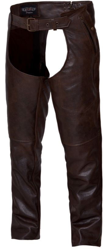 Unisex 4 Pocket RETRO Brown Chap