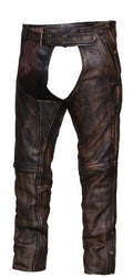 Unisex Nevada 4 pocket Brown Chap
