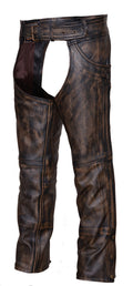Unisex Nevada Brown Jean Pocket Chap
