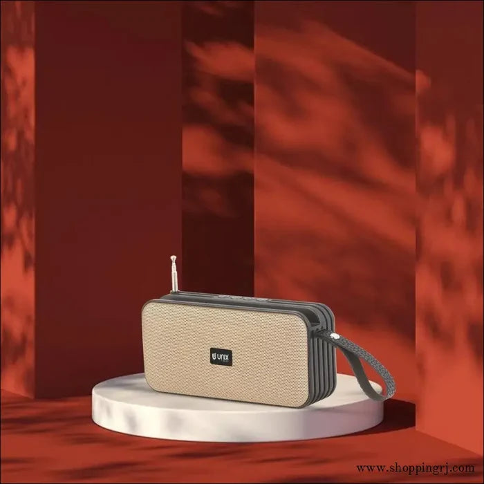 Unix Xb-u33 Rock & Roll Portable Wireless Speaker - Enjoy Music On-the-go - Bluetooth Speaker