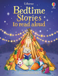 Children's book cover featuring animals in a leafy tent under a starry sky with glowing fairy lights.
