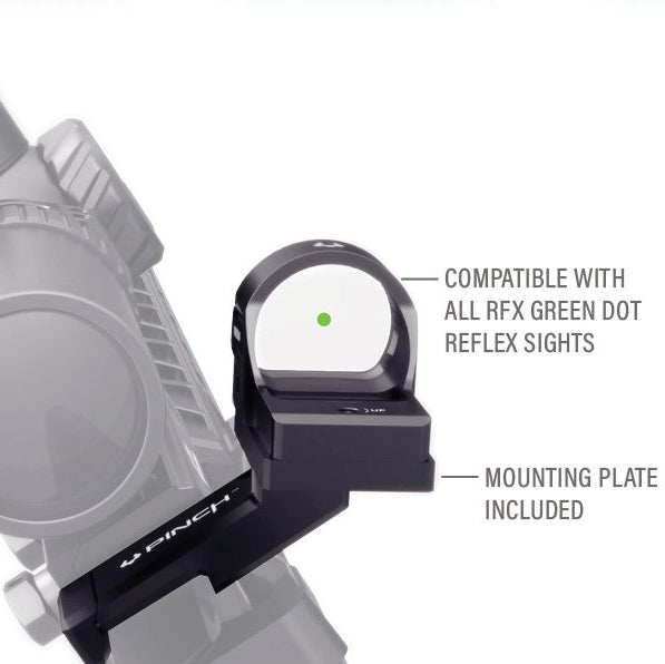 Viridian PINCH35™ Adjustable 35° Offset Optic Docter / Burris FF / Vortex Venom Mount