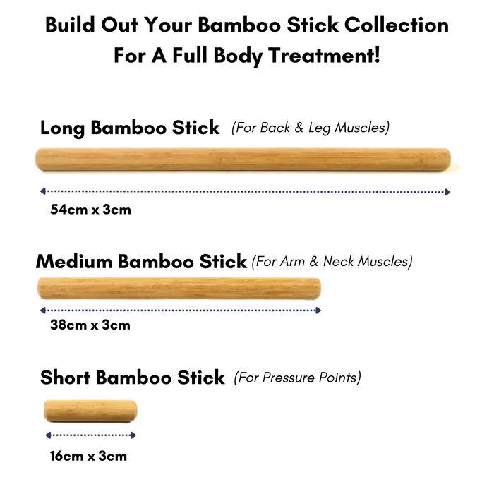 VULSINI WARM BAMBOO MASSAGE STICK - SHORT