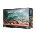 Product box featuring 10 red-cloaked cyborg warriors with long rifles against a rocky, atmospheric alien landscape.