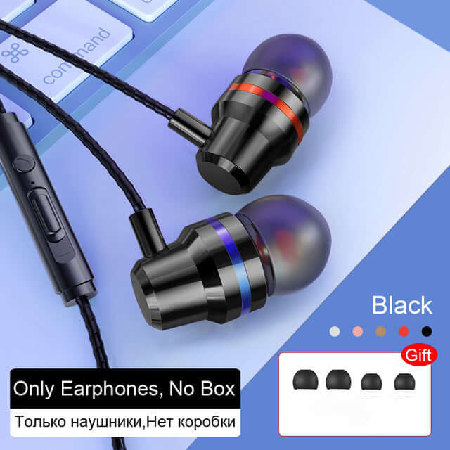 Wired 3.5mm In Ear Earphone for Samsung S6 Xiaomi Phone