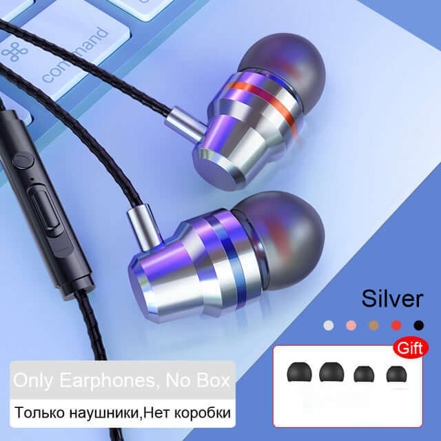 Wired 3.5mm In Ear Earphone for Samsung S6 Xiaomi Phone