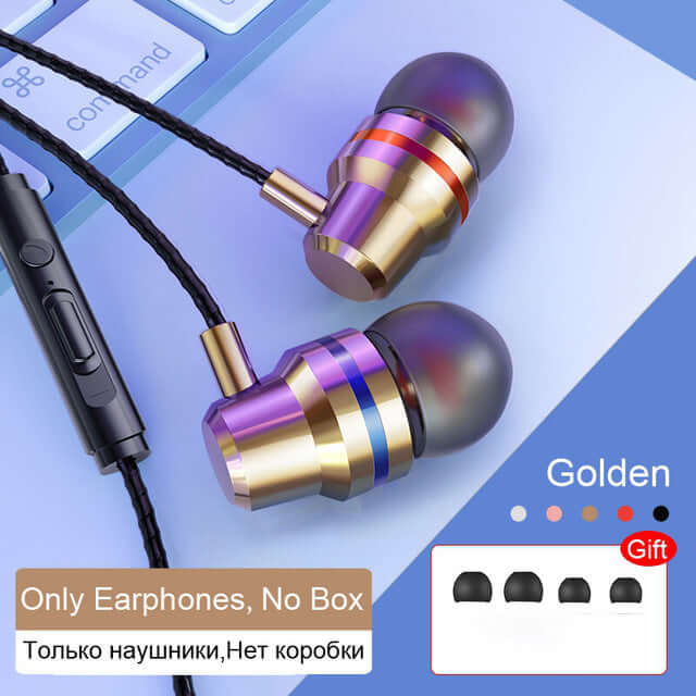 Wired 3.5mm In Ear Earphone for Samsung S6 Xiaomi Phone