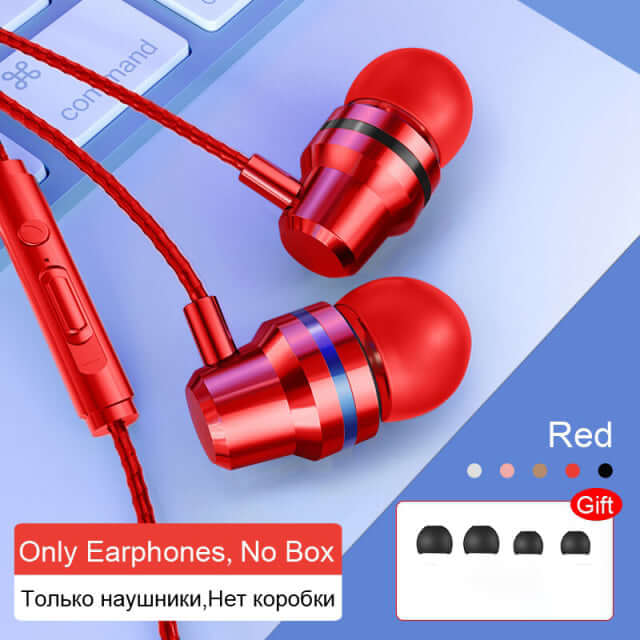 Wired 3.5mm In Ear Earphone for Samsung S6 Xiaomi Phone