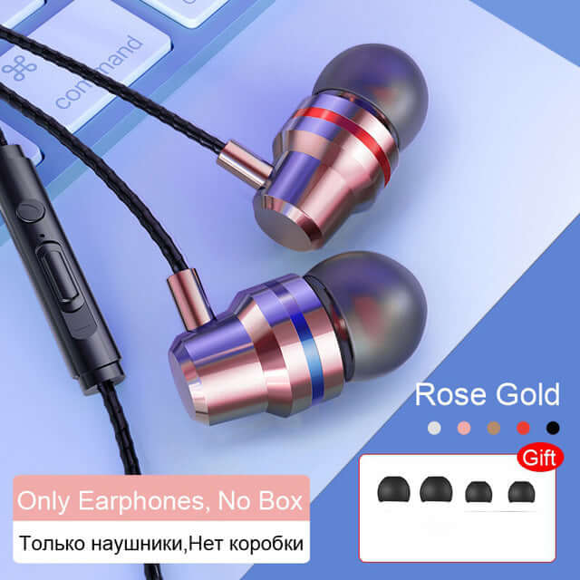 Wired 3.5mm In Ear Earphone for Samsung S6 Xiaomi Phone