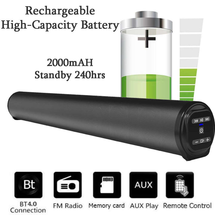 Wireless Bluetooth Sound bar Speaker System Super Power Sound Speaker Wired Wireless Surround Stereo Home Theater TV Projector