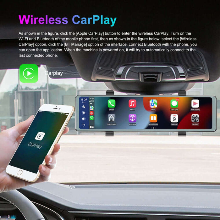 Wireless CarPlay Android Auto Dual Screen