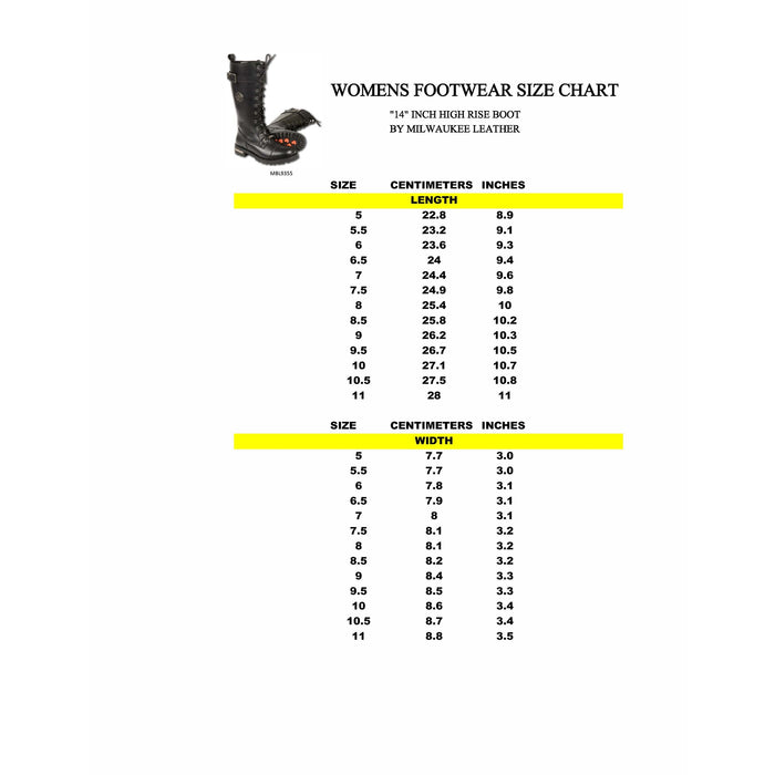 Women’s 14″Inch Lace to Toe High Rise Leather Boot w/ Calf Buckle